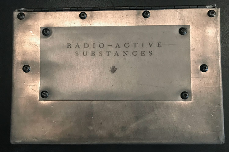 Radio-active Substances, artist's book by Susan Grant