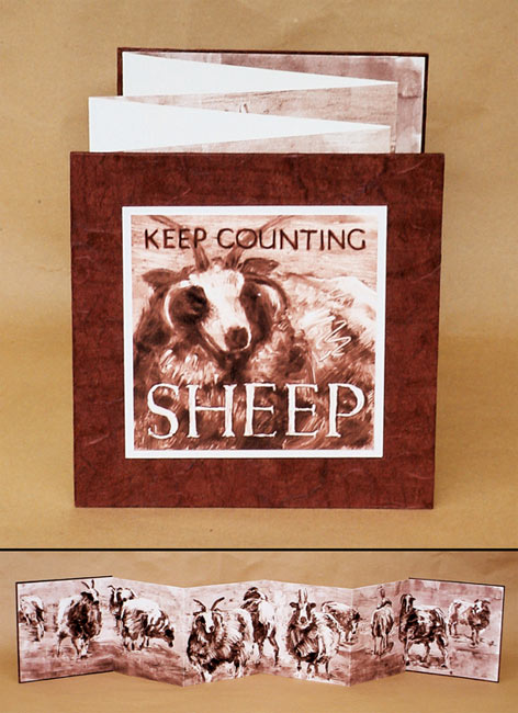 Keep Counting Sheep, artist's book by Carolyn Letvin