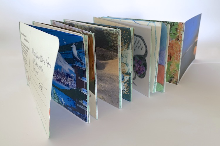 Linda Zwick's artist's book for the Wish You Were Here project.
