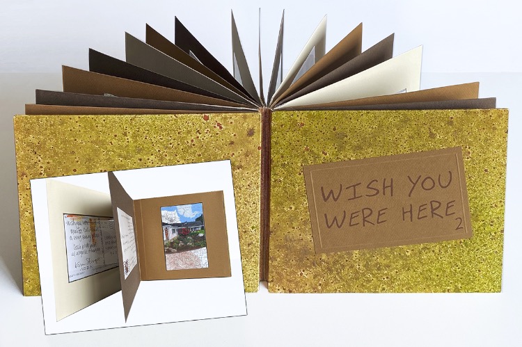 Lorraine Crowder's artist's book for the Wish You Were Here