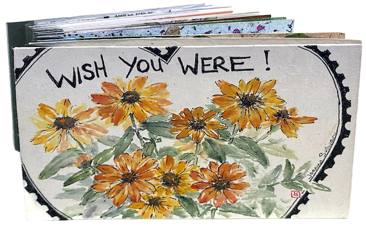 Joanne Sullivan's artist's book for the Wish You Were Here project.