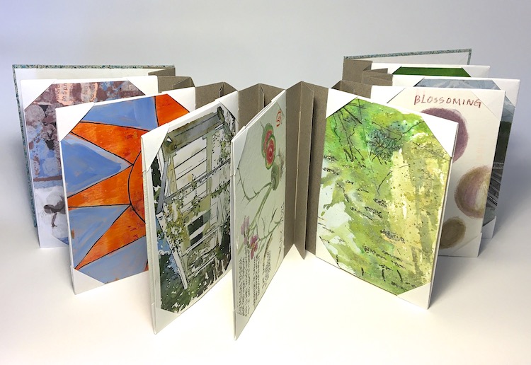 Marcia Vogler's artist's book for the Wish You Were Here project.