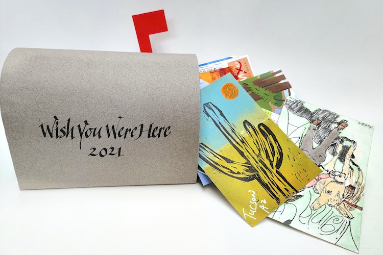 Catherine von Schwind's artist's book for the Wish You Were Here project.
