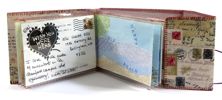 Elsi Vassdal Ellis' artist's book for the Wish You Were Here project.