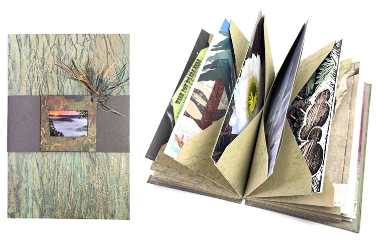 Sandy Vrem's artist's book for the Wish You Were Here project.