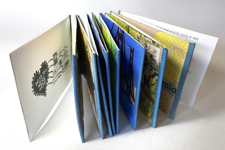 Birgette Aabye's artist's book for the Wish You Were Here project.