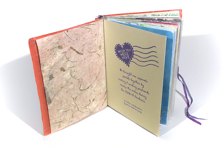 Annie Andre's artist's book for the Wish You Were Here project.