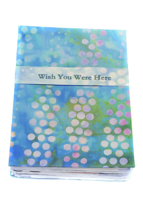 Nancer Ballard's artist's book for the Wish You Were Here project.