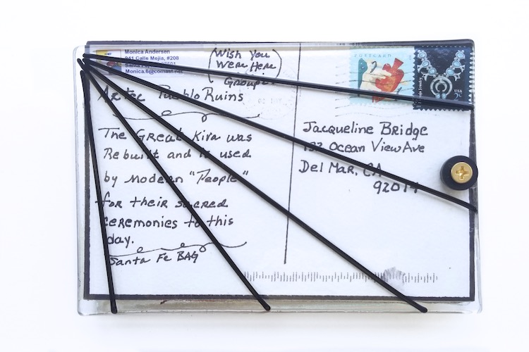 Jacqueline Bridge's artist's book for the Wish You Were Here project.