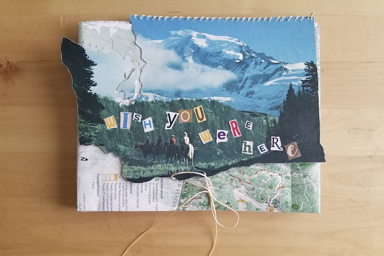 Kendyl Chasco's artist's book for the Wish You Were Here project.