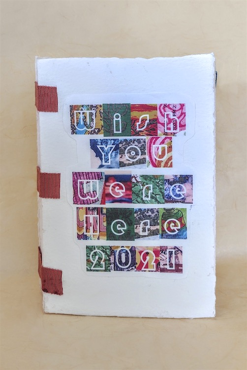 Melinda Collins Knick's artist's book for the Wish You Were Here project.