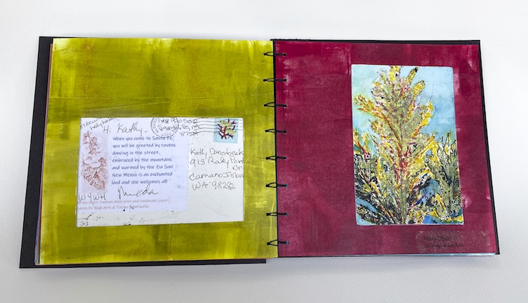 Kathy Dannerbeck's artist's book for the Wish You Were Here project.