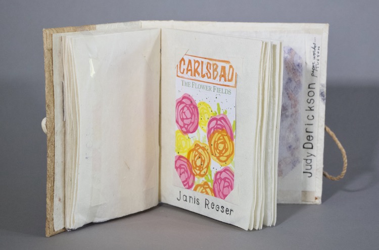 Judy Derickson's artist's book for the Wish You Were Here project.