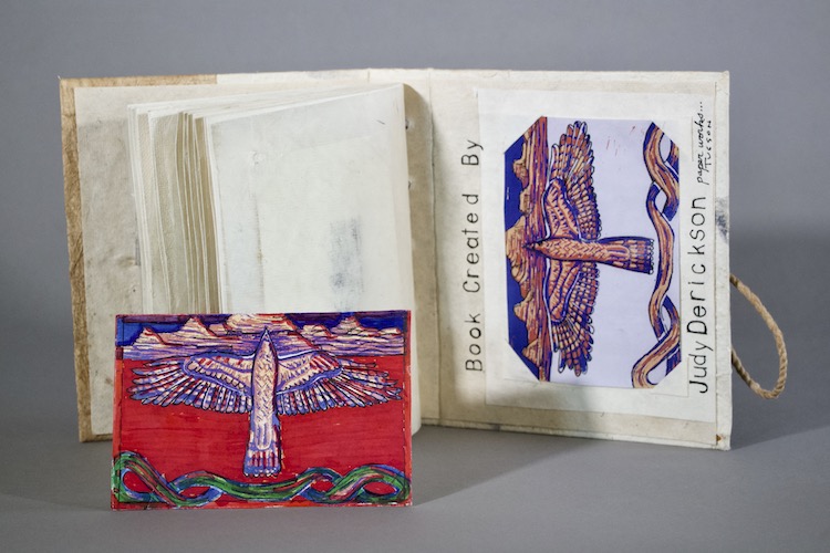Judy Derickson's artist's book for the Wish You Were Here project.