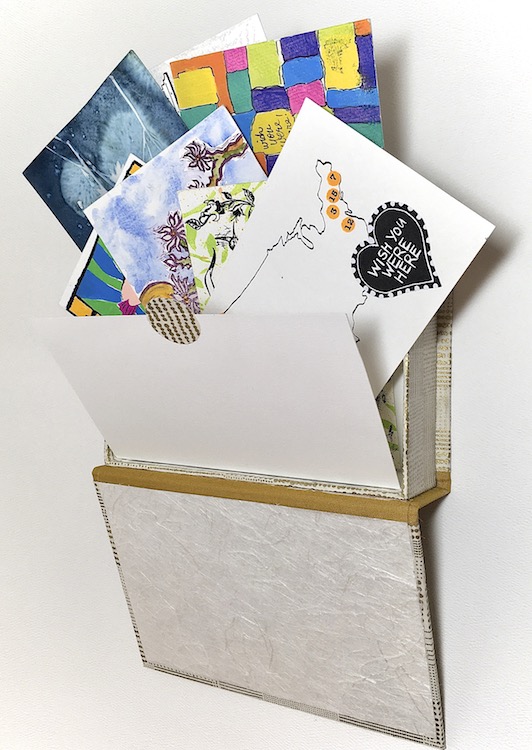 Jane Freeman's artist's book for the Wish You Were Here project.
