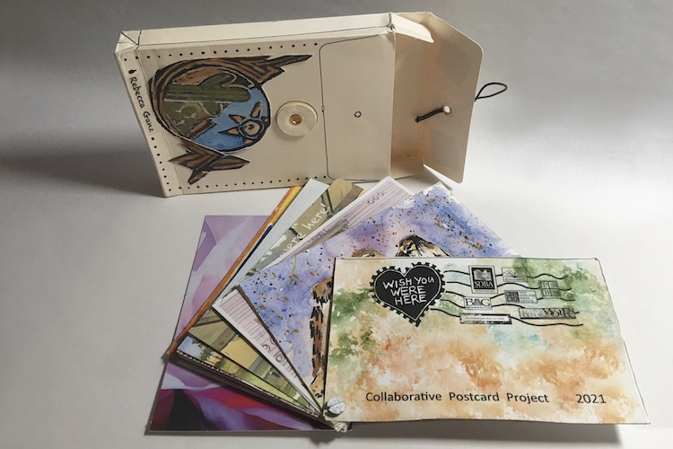 Rebecca Ganz' artist's book for the Wish You Were Here project.
