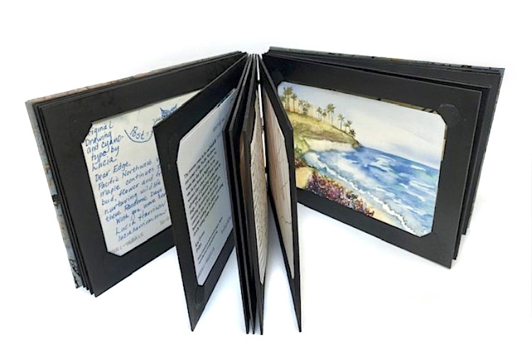 Edge Gerring's artist's book for the Wish You Were Here project.