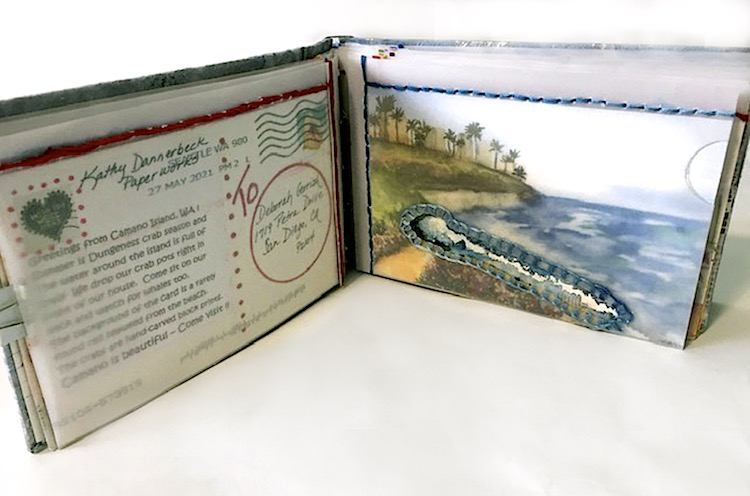 Deborah Gerrish's artist's book for the Wish You Were Here project.