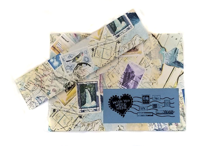 Julie Hocking's artist's book for the Wish You Were Here project.