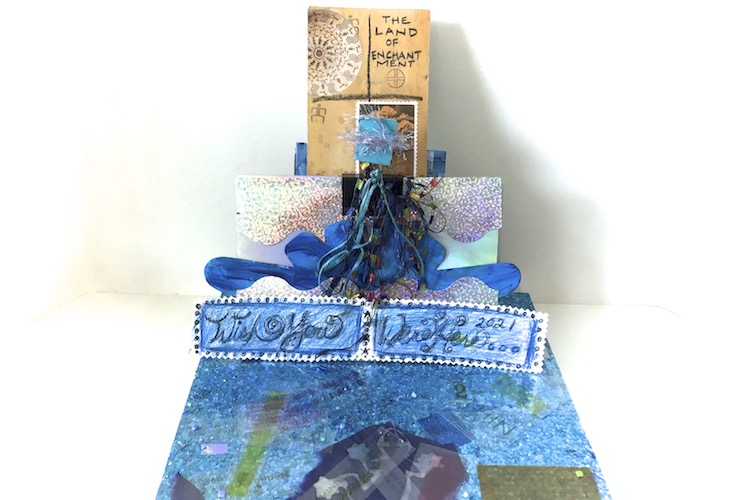 Connie Kampsula's artist's book for the Wish You Were Here project