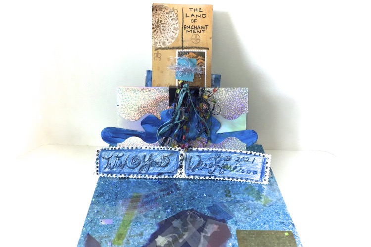 Connie Kampsula's artist's book for the Wish You Were Here project