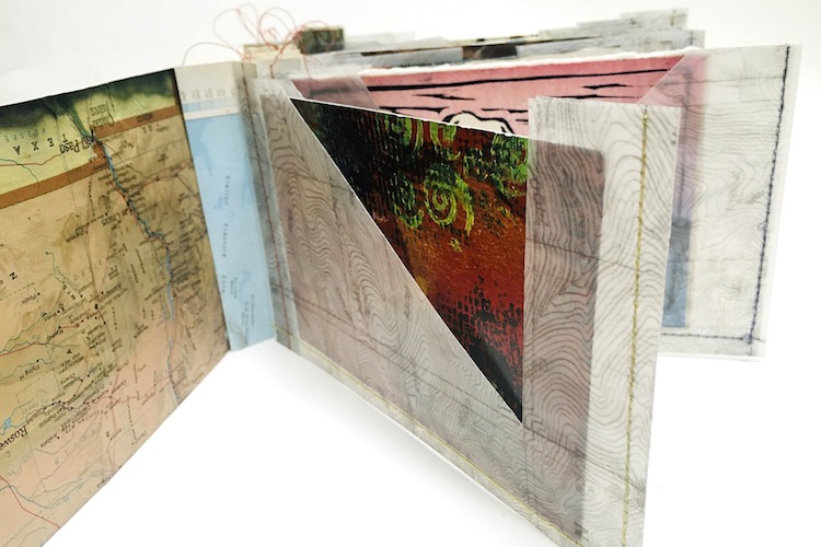 Leah Lewin Gibbons' artist's book for the Wish You Were Here project.