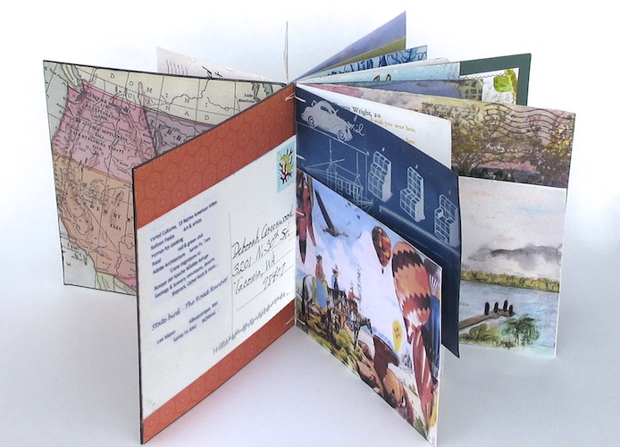 Deborah Greenwood's artist's book for the Wish You Were Here project.