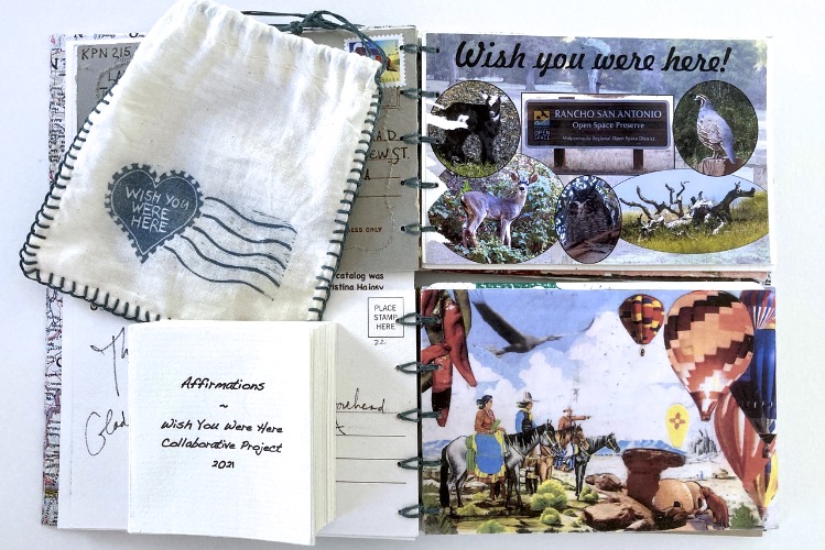 Laurel Moorhead's artist's book for the Wish You Were Here project