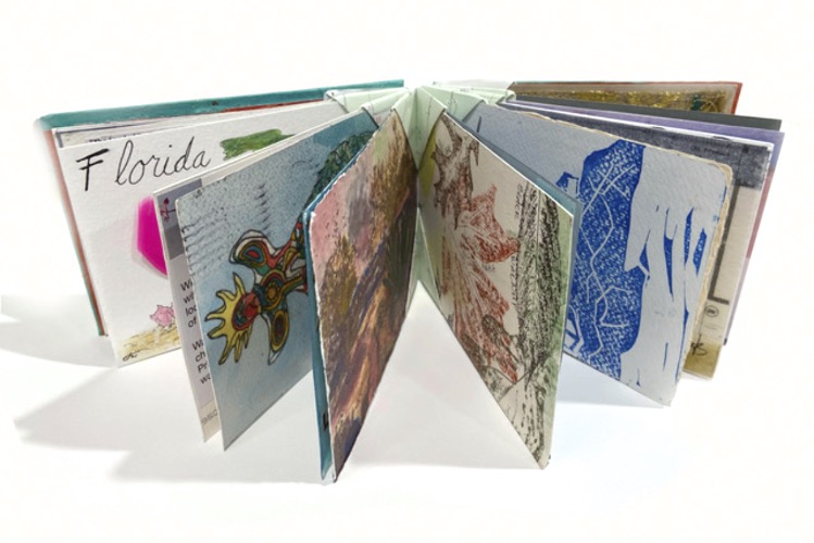 Katherine Niven's artist's book for the Wish You Were Here project.