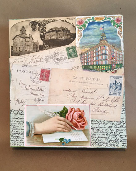 Melinda Rasch's artist's book for the Wish You Were Here project.