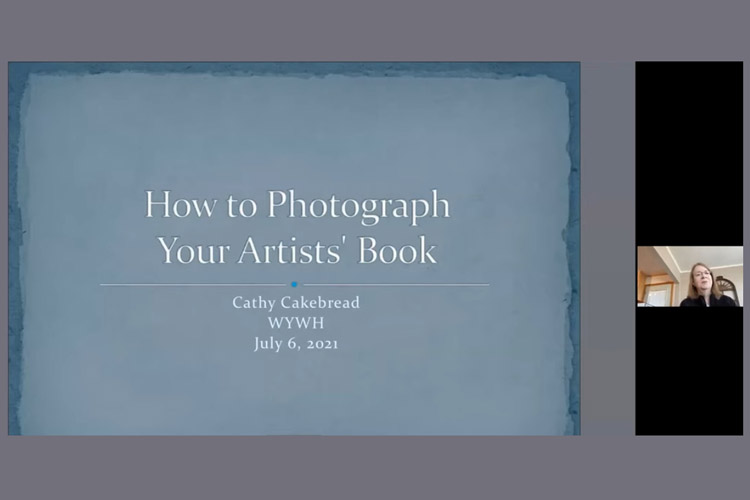 Cathy Cakebread zoom image for How to Photograph Your Artist's Book - WYWH workshop