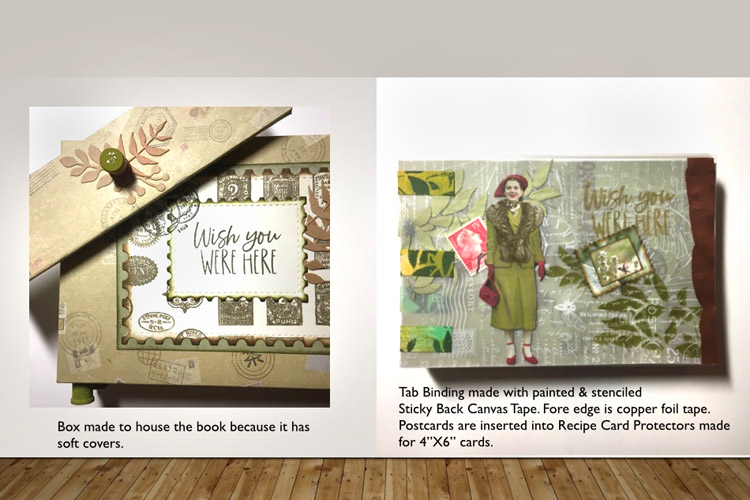 Karen Beery's postcards for the Wish You Were Here project.