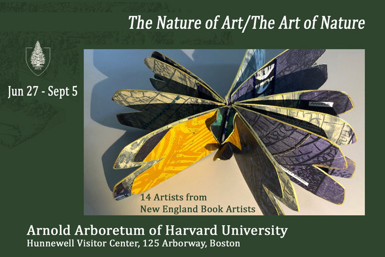 Invitation to the exhibition The Nature of Art/The Art of Nature at the Arnold Arboretum