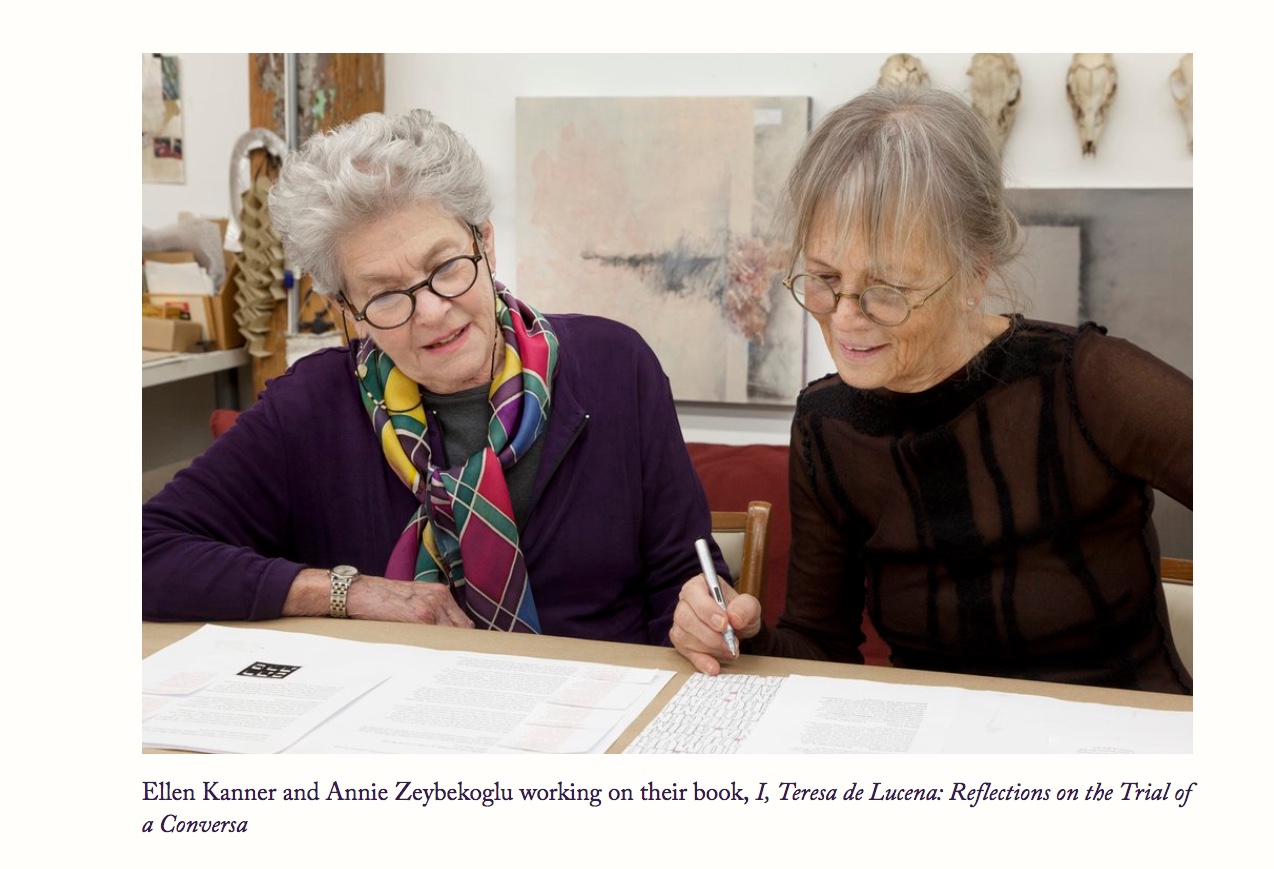 Ellen Kanner and Annie Zeybekoglu collaborate on book project