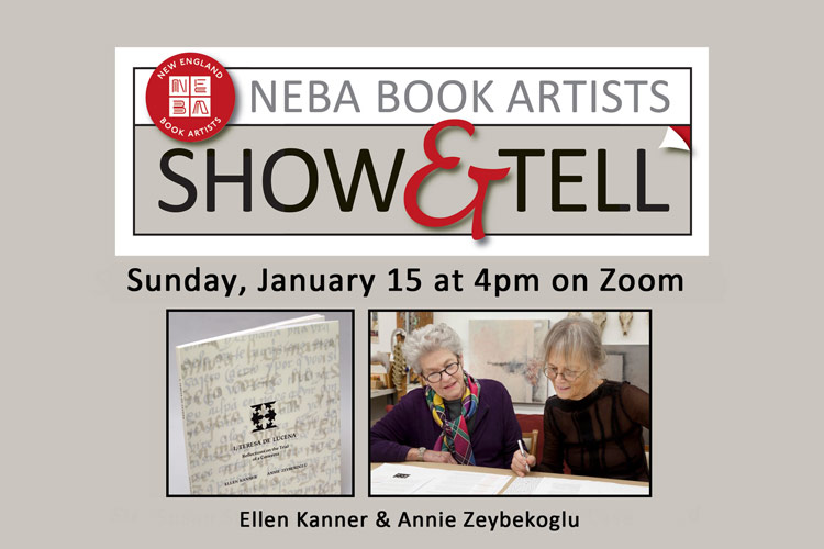 Promo image for New England Book Artists' Show & Tell