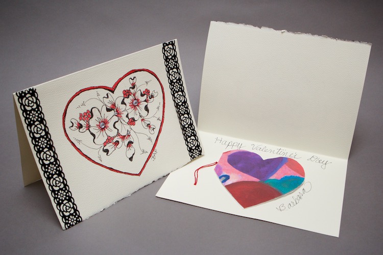 NEBA Posted with Love Members Valentine's Card Exchange Barbara Fritz-Elliott