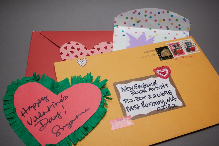 NEBA Posted with Love Members Valentine's Card Exchange Suzanne Hauerstein