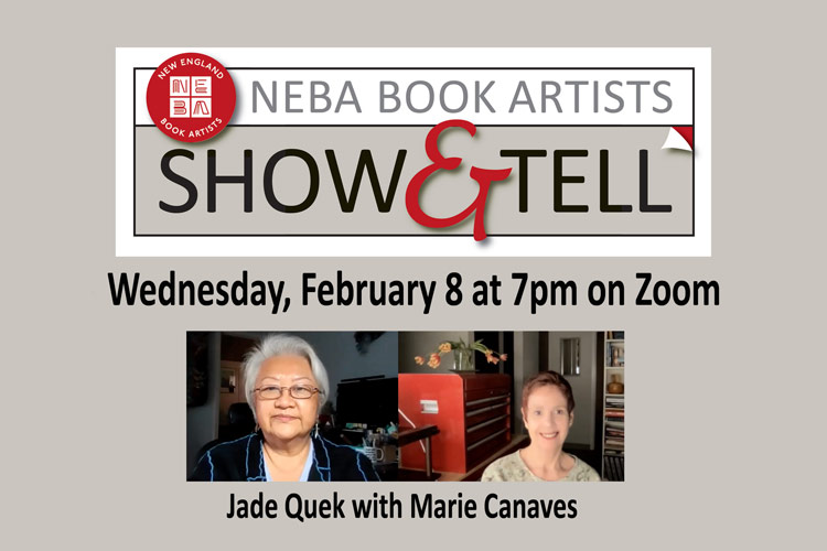 promo image for Show & Tell/NEBA Mixer Jade Quek with Marie Canaves