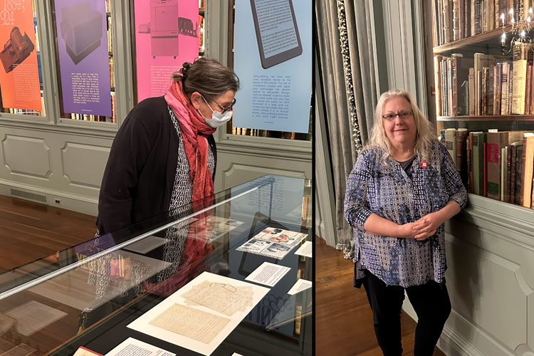 NEBA field trip to Harvard's Houghton Library's DYI exhbition