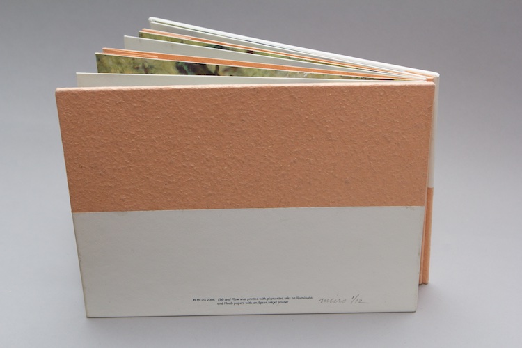 Artist's book by Marcia Ciro for New England Book Artists exhibition, Cape Bound 