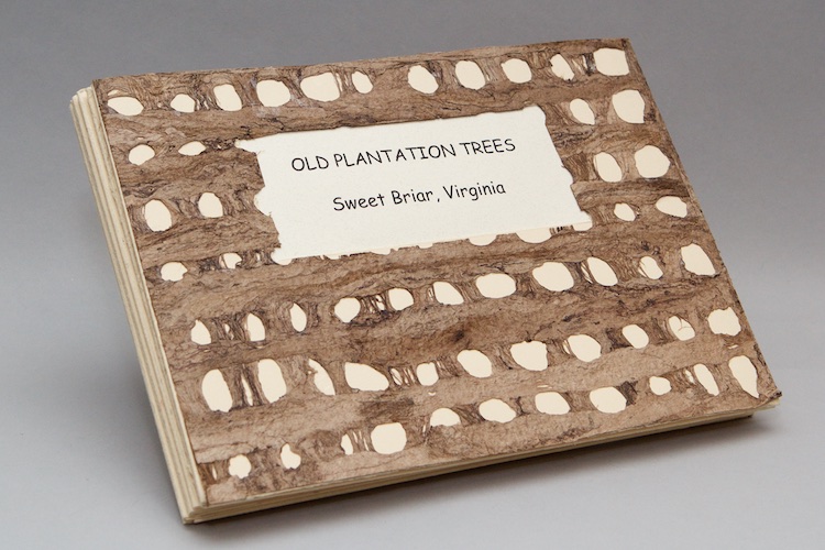 Artist's book by Ruth Ginsberg-Place for New England Book Artists exhibition, Cape Bound at the Higgins Art Gallery.