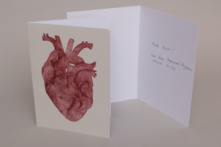 Valentine heart card by Stephanie Stigliano