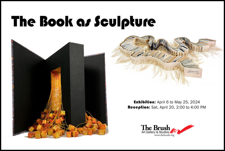 Book as Sculpture Exhibition promo