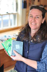 photo of book artist Joelle Webber