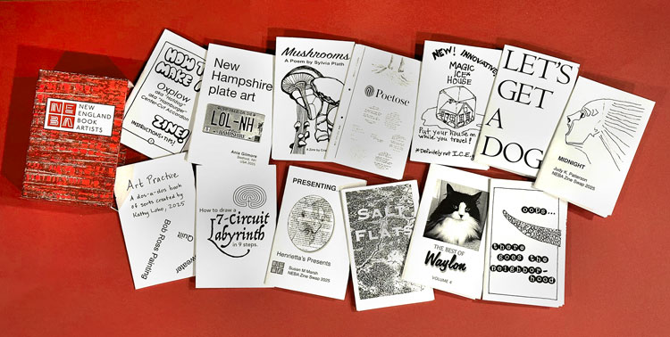 2025 NEBA Zine Swap collection