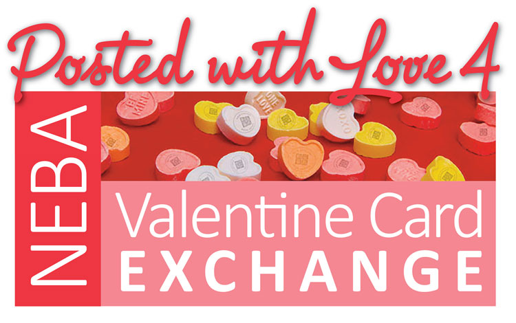 Logo image for NEBA's 2026 Posted With Love Valentine's Card Exchange